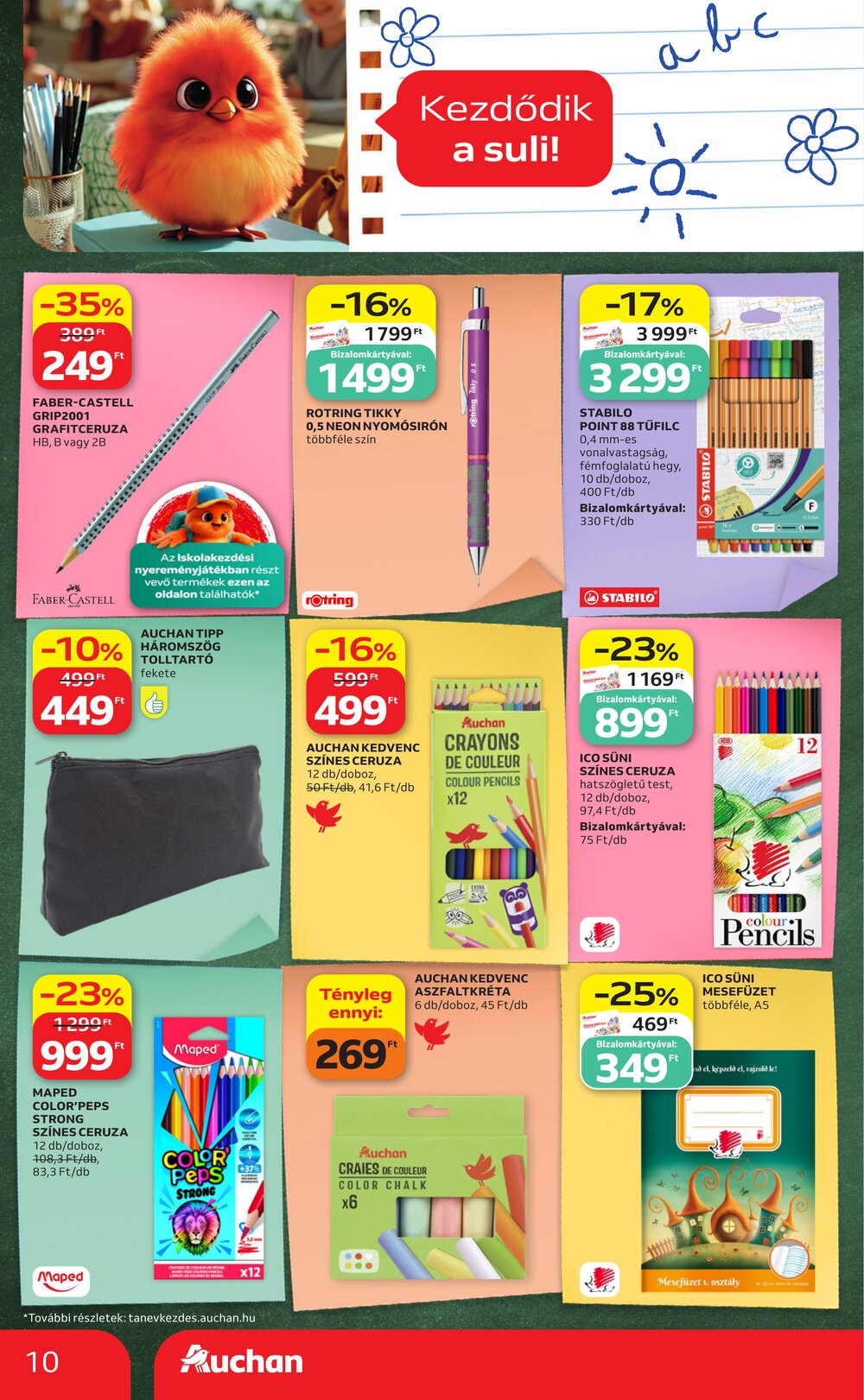 Auchan akciós újság 2026.07.30-tól - 10. oldal.
