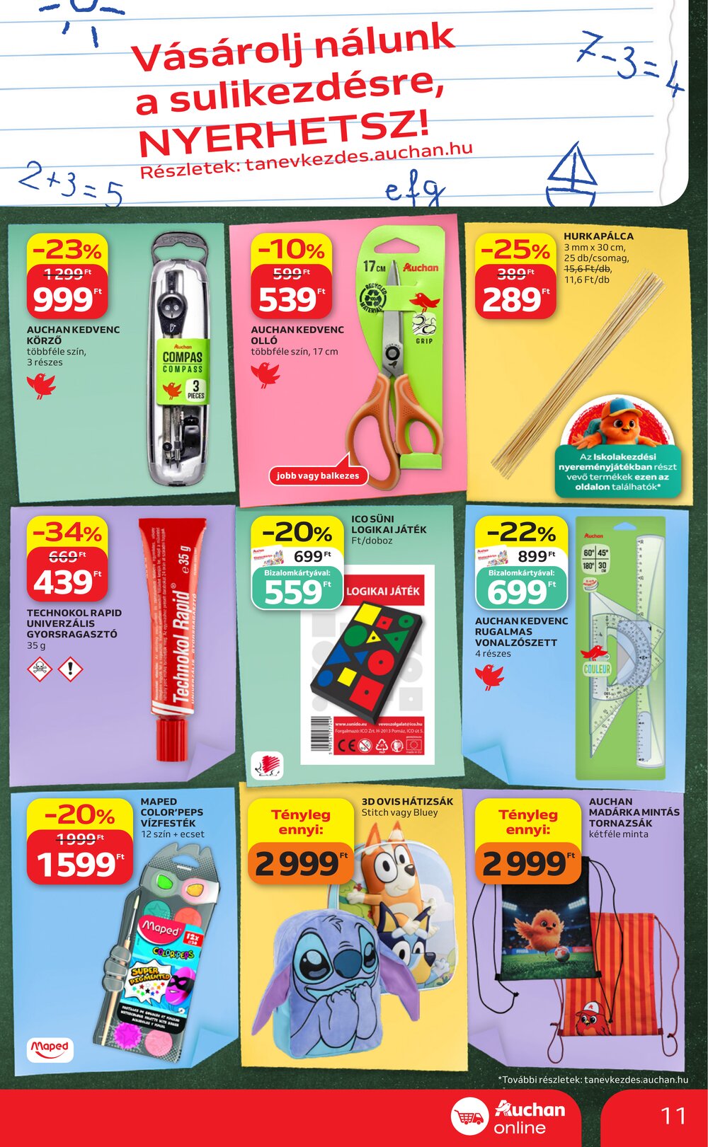 Auchan akciós újság 2026.07.30-tól - 11. oldal.