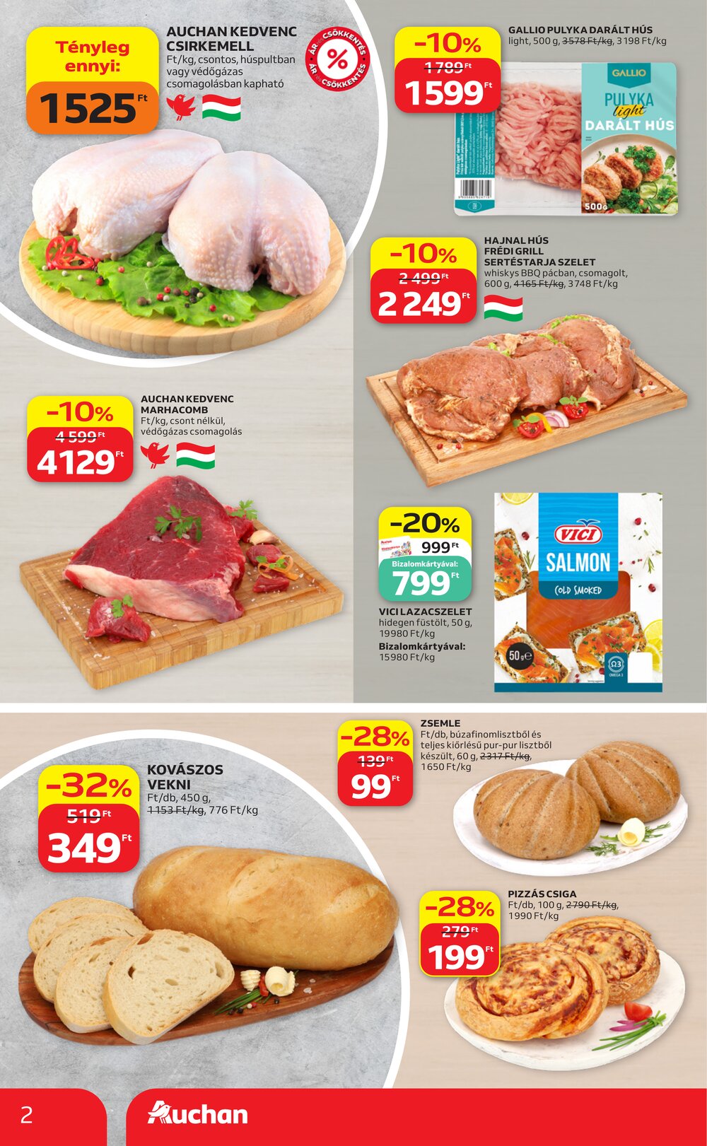 Auchan akciós újság 2026.07.30-tól - 2. oldal.