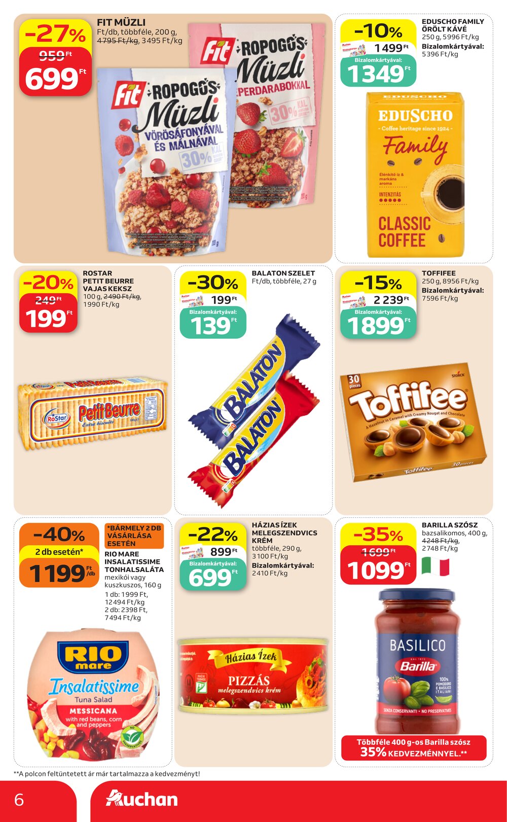 Auchan akciós újság 2026.07.30-tól - 6. oldal.