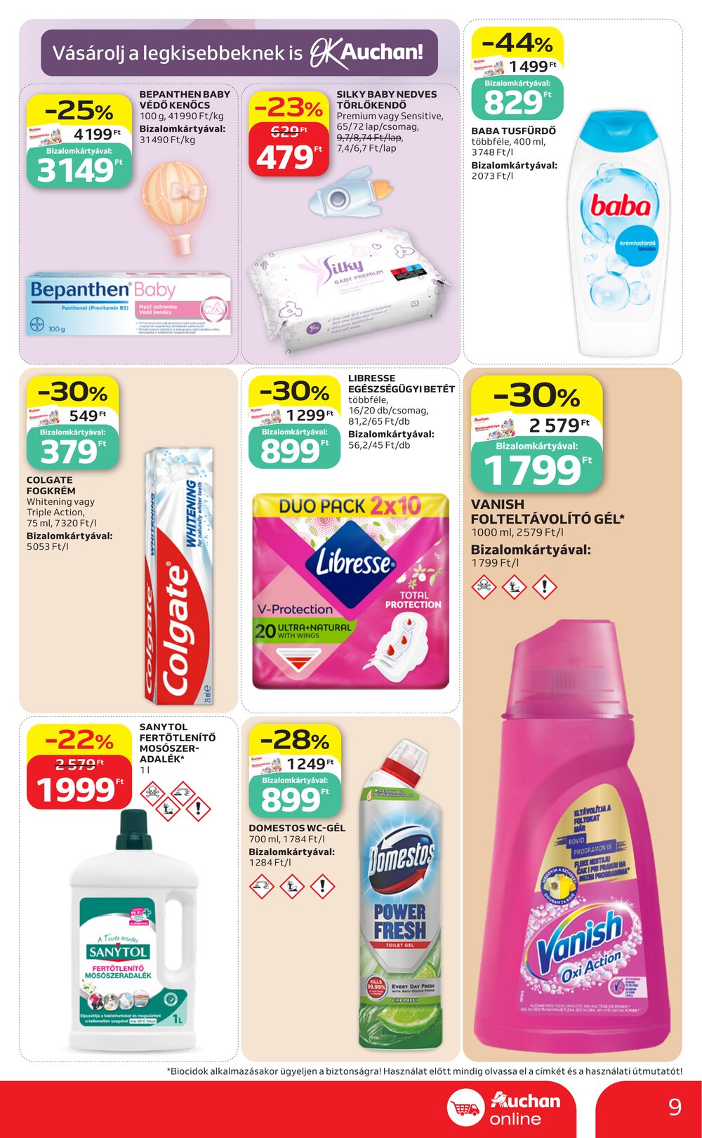 Auchan akciós újság 2026.07.30-tól - 9. oldal.