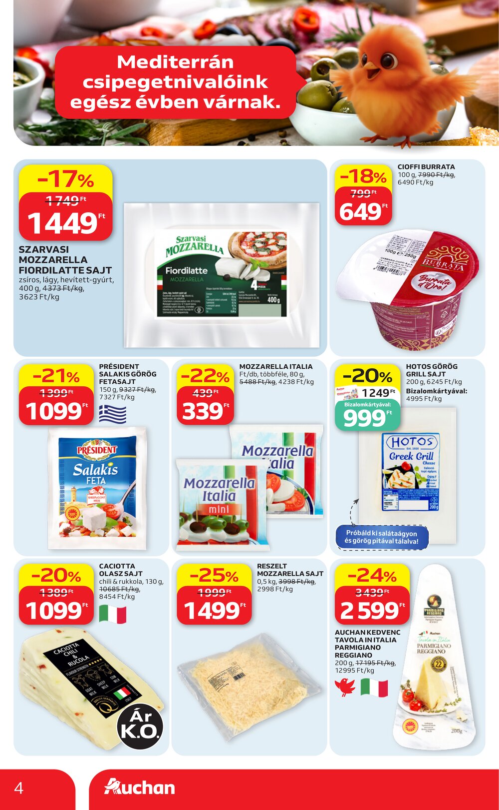 Auchan akciós újság 2026.07.30-tól - 4. oldal.