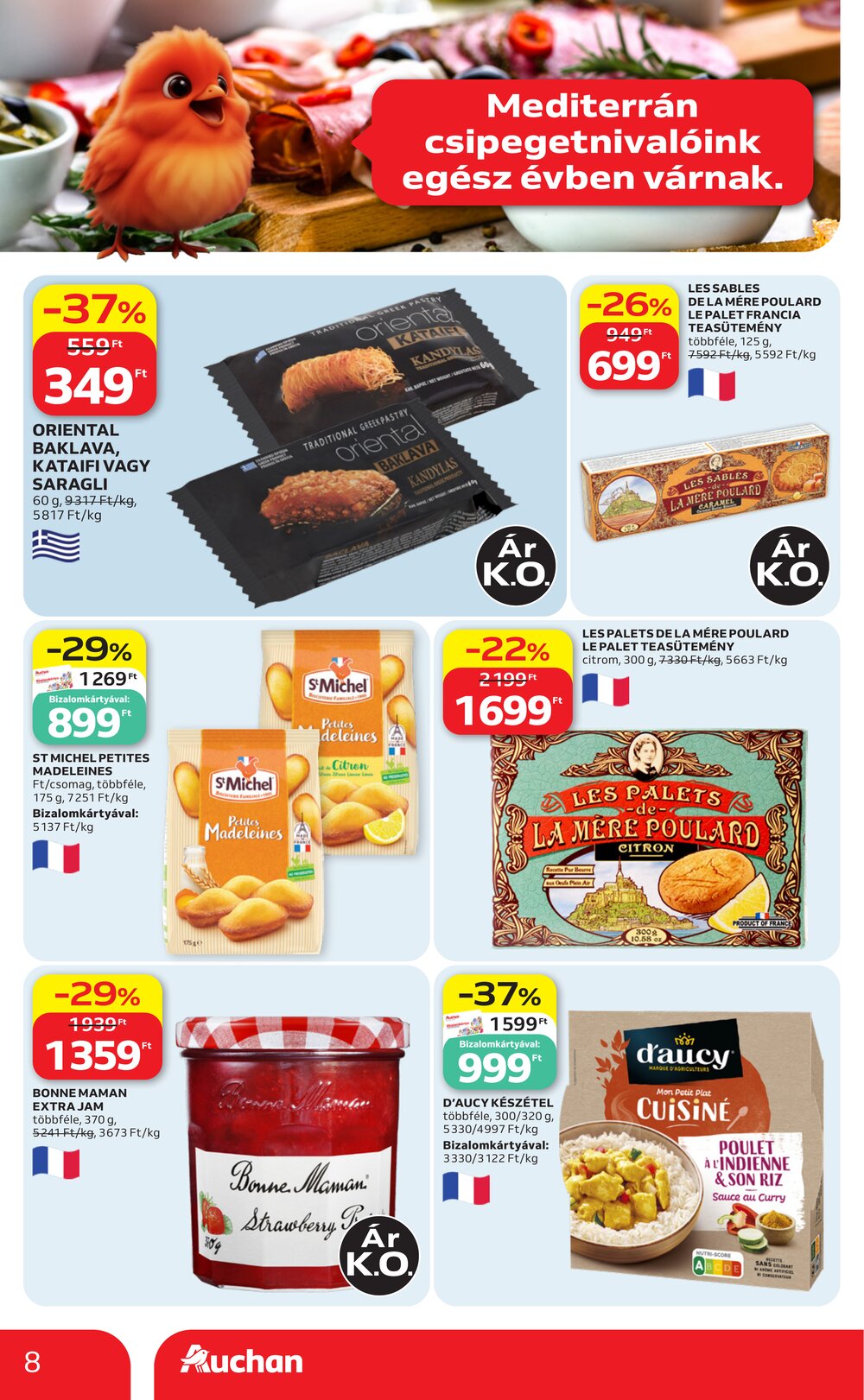 Auchan akciós újság 2026.07.30-tól - 8. oldal.