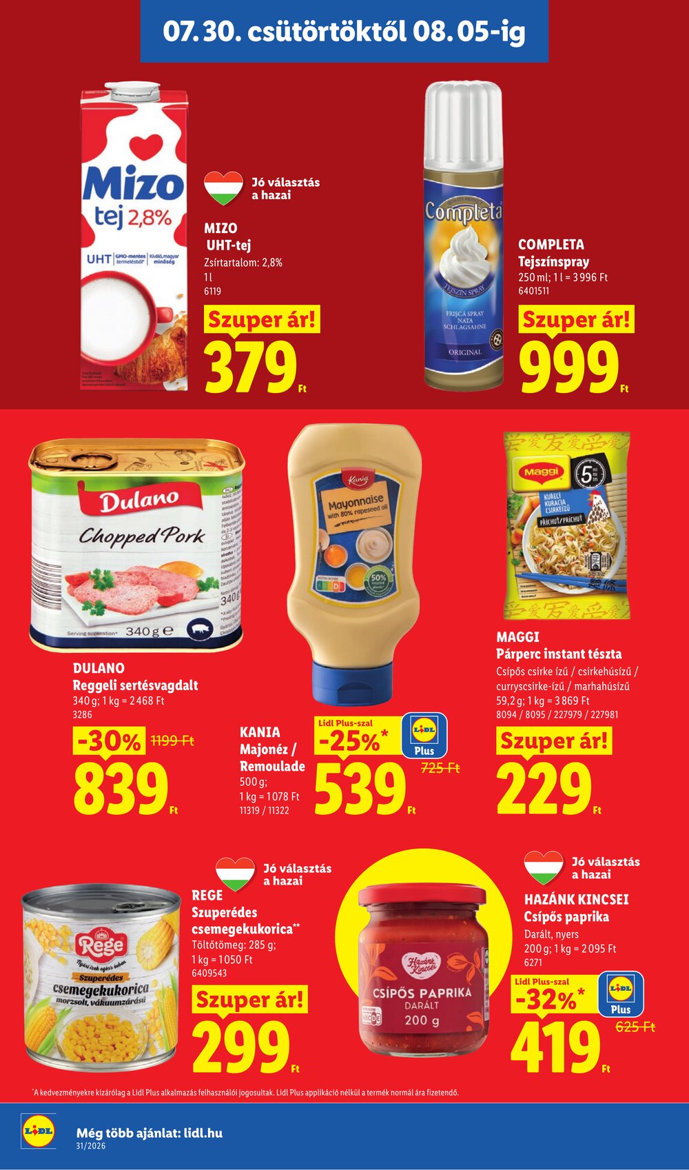 Lidl akciós újság 2026.07.30-tól - 14. oldal.