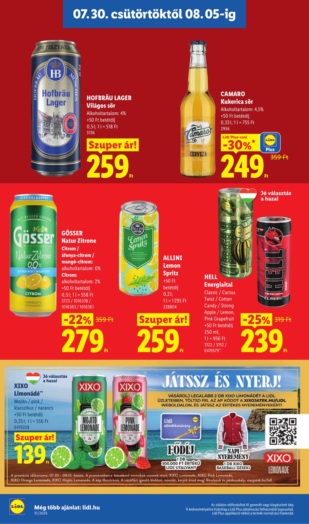 Lidl akciós újság 2026.07.30-tól - 16. oldal.