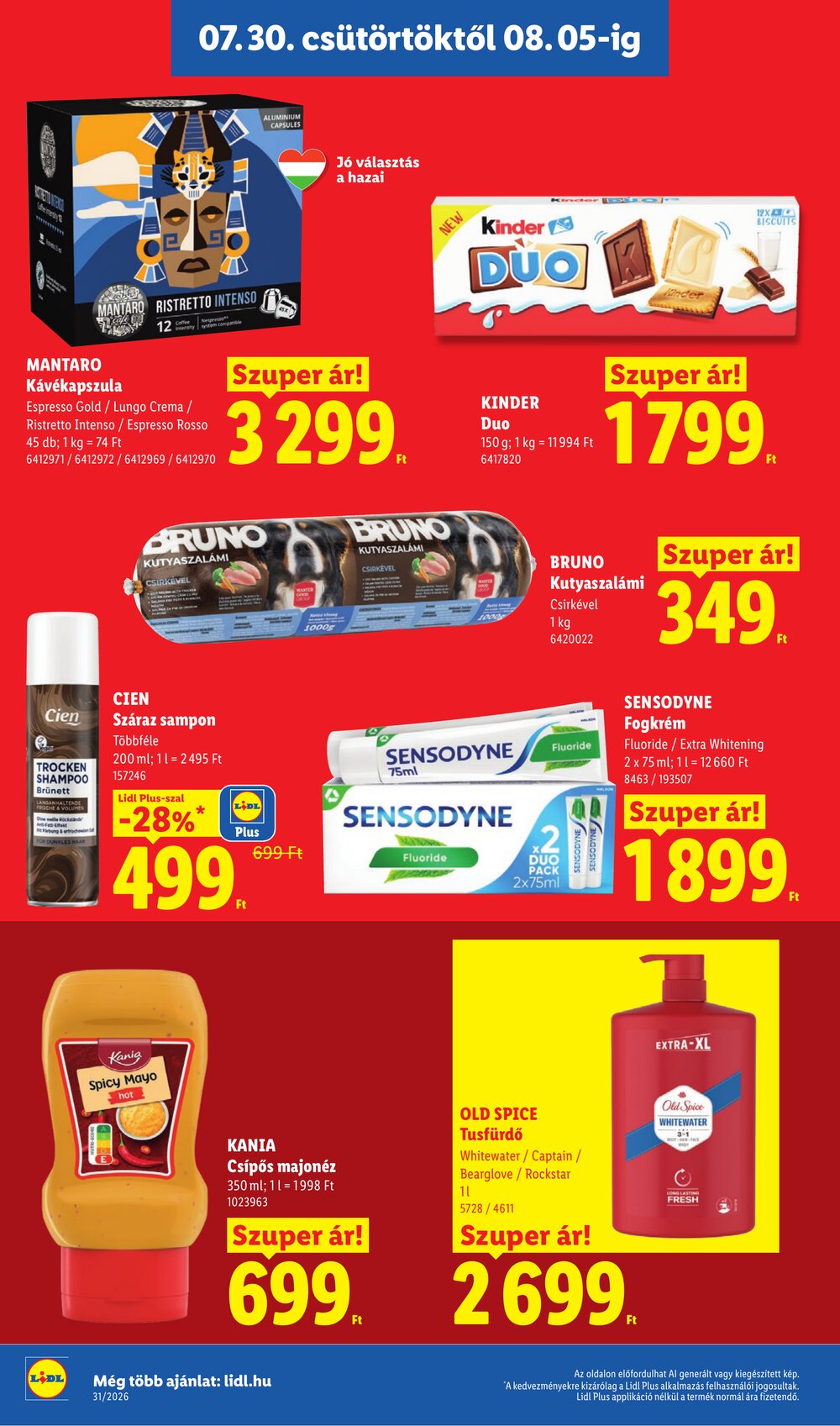 Lidl akciós újság 2026.07.30-tól - 18. oldal.