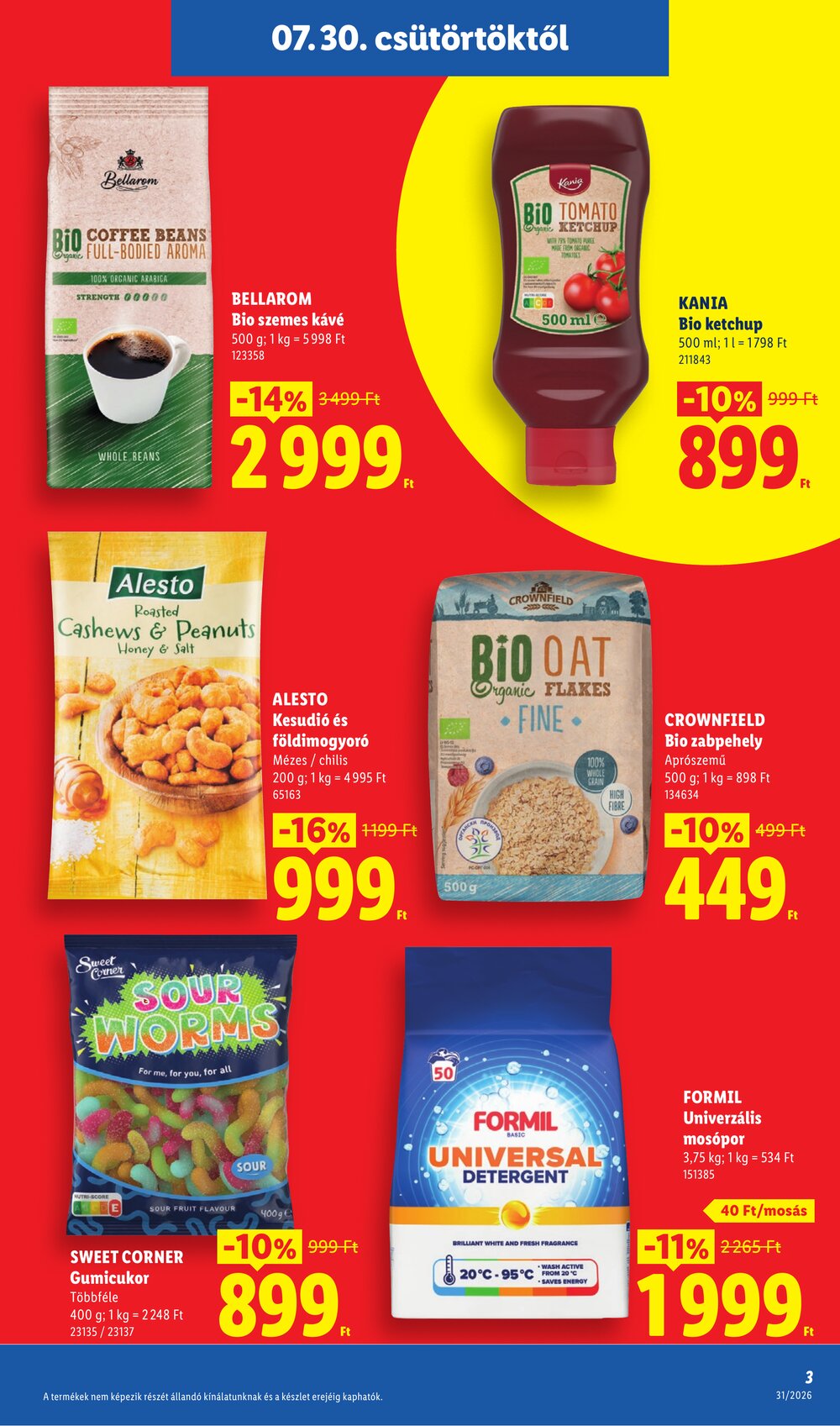 Lidl akciós újság 2026.07.30-tól - 3. oldal.