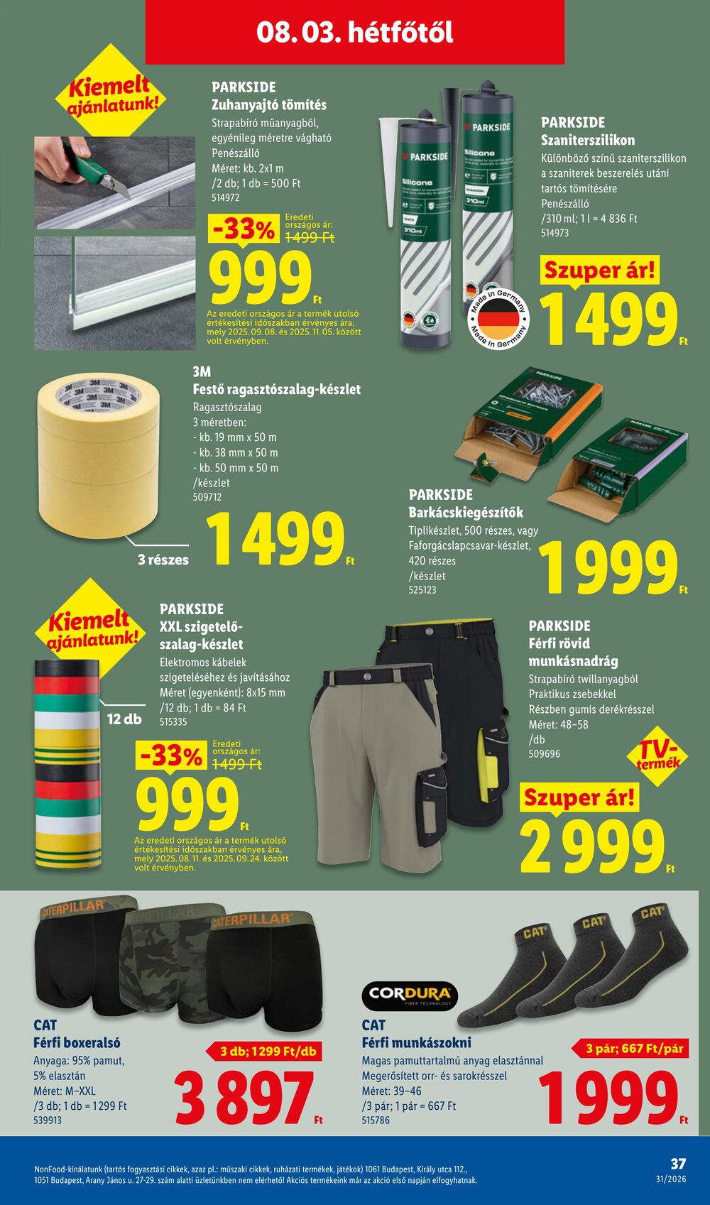 Lidl akciós újság 2026.07.30-tól - 37. oldal.