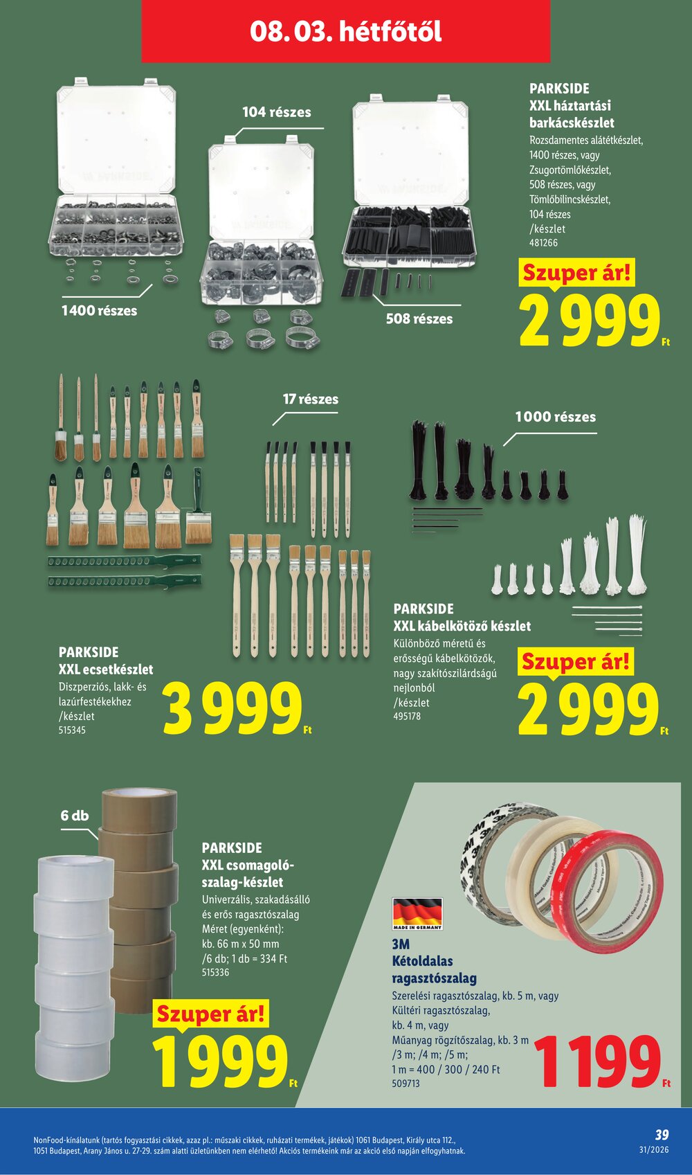 Lidl akciós újság 2026.07.30-tól - 39. oldal.