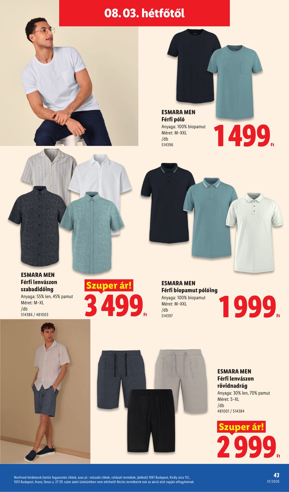 Lidl akciós újság 2026.07.30-tól - 43. oldal.