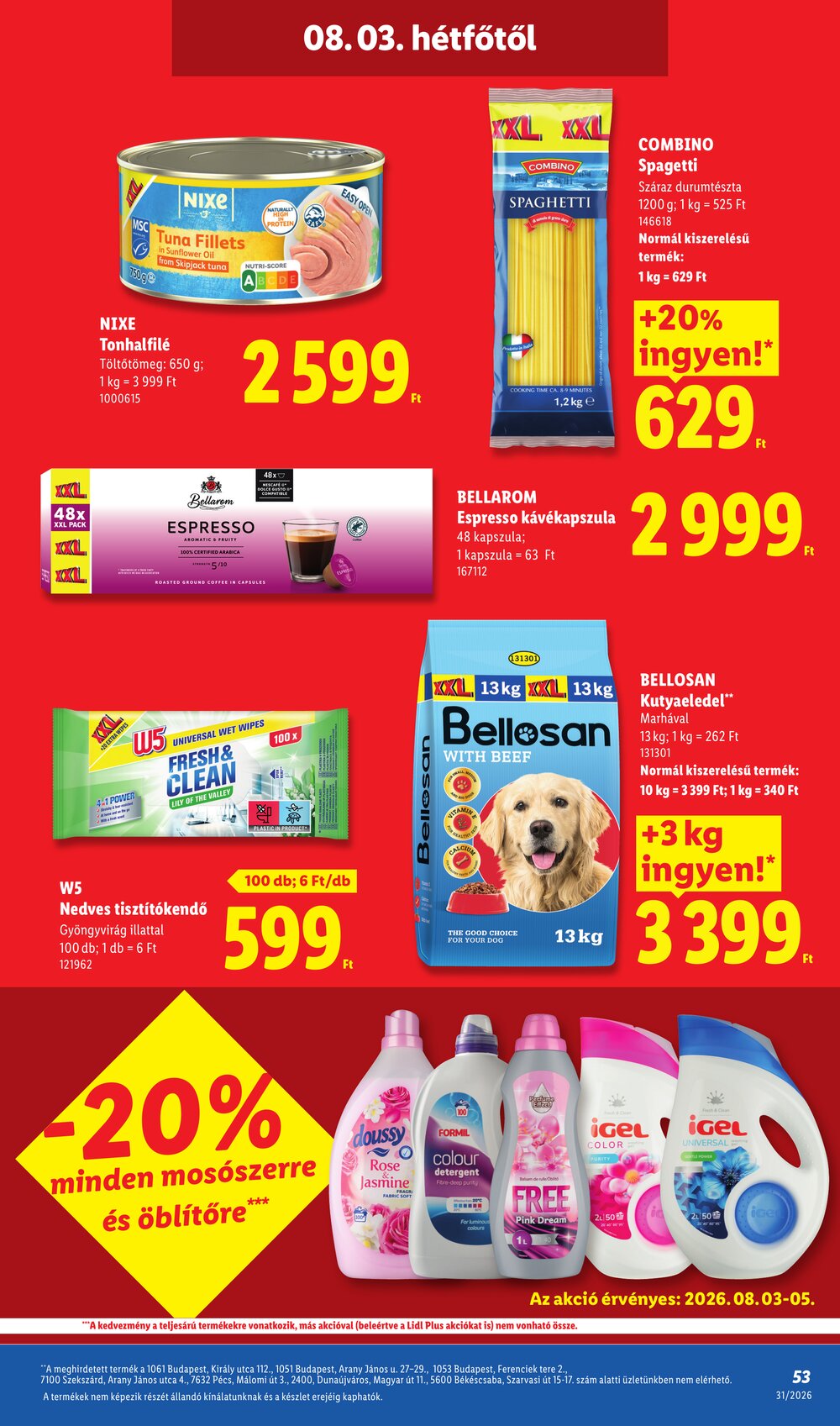Lidl akciós újság 2026.07.30-tól - 53. oldal.