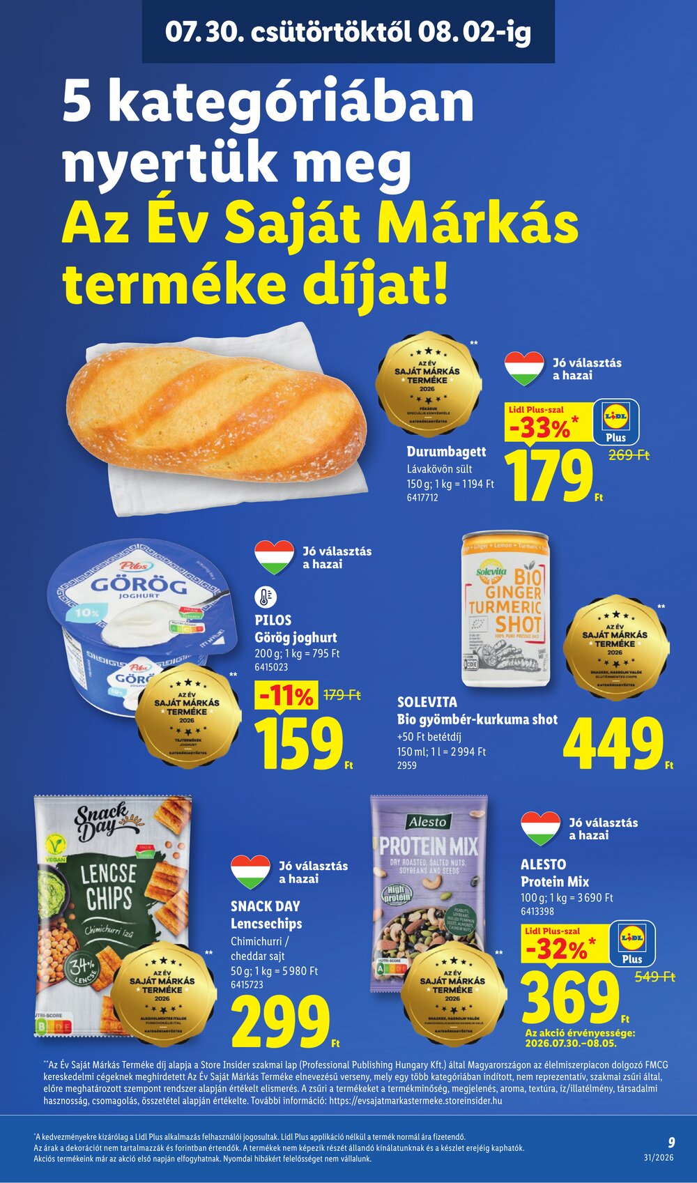 Lidl akciós újság 2026.07.30-tól - 9. oldal.