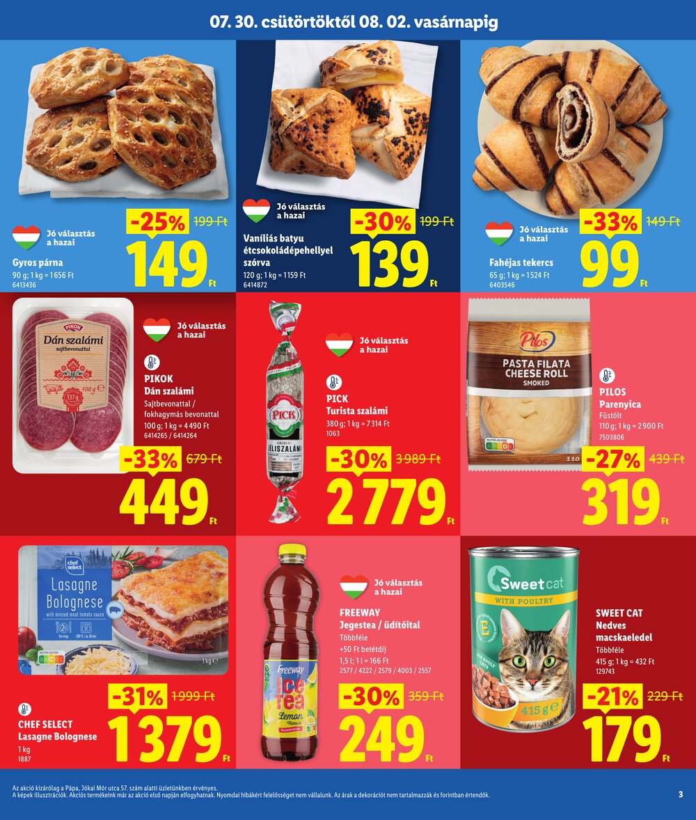Lidl akciós újság 2026.07.30-tól - 3. oldal.