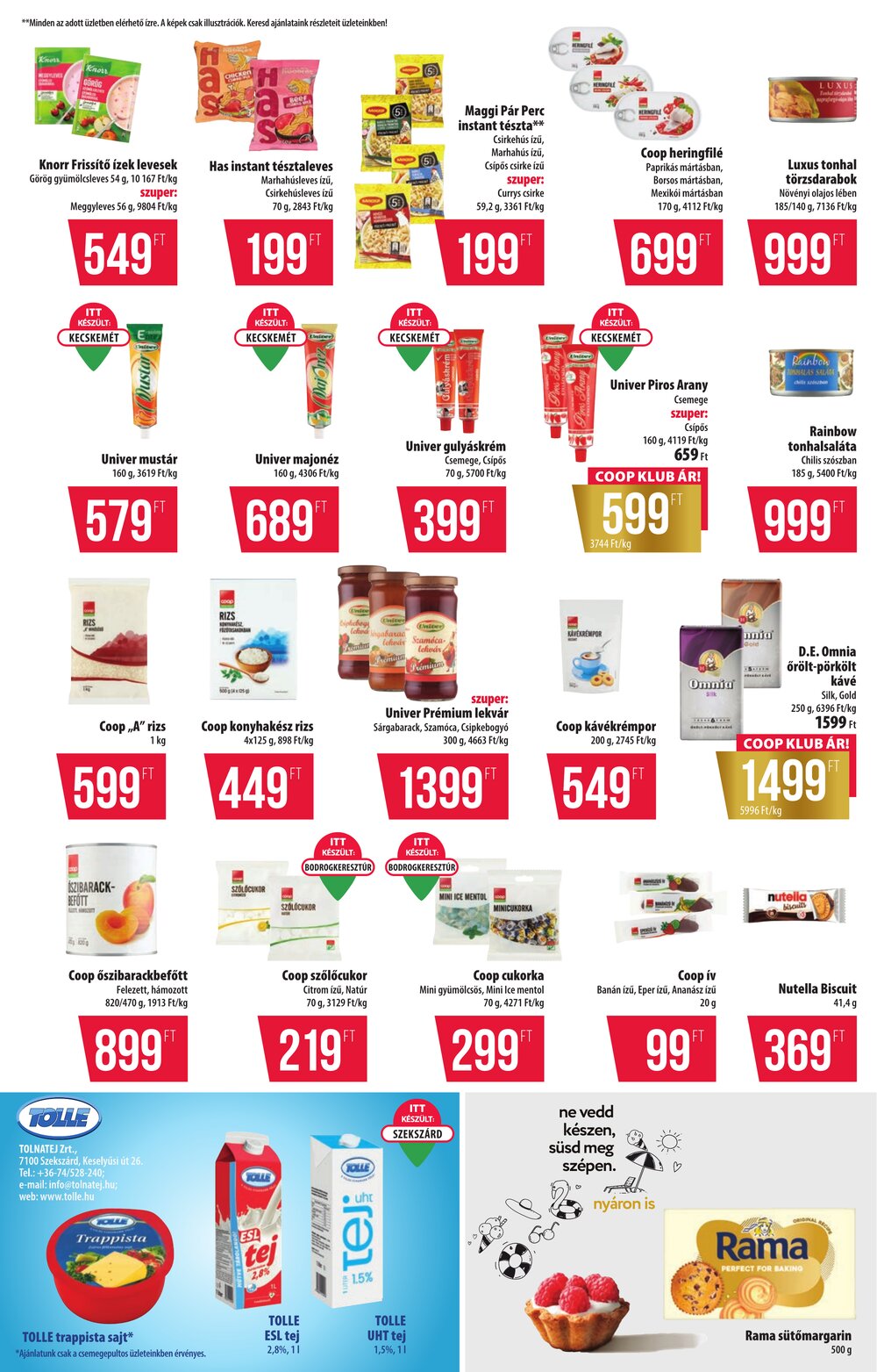 Coop akciós újság 2026.07.30-tól - 6. oldal.