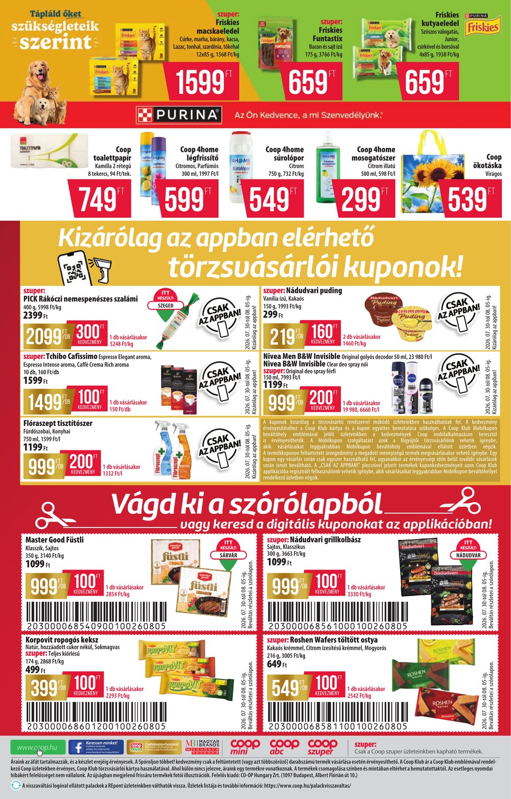 Coop akciós újság 2026.07.30-tól - 8. oldal.
