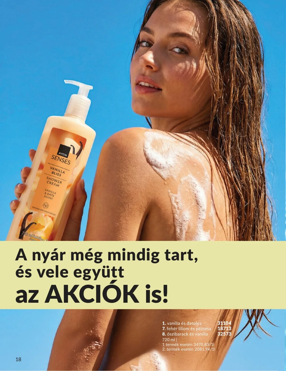 Avon akciós újság 2026.08.01-től - 18. oldal.