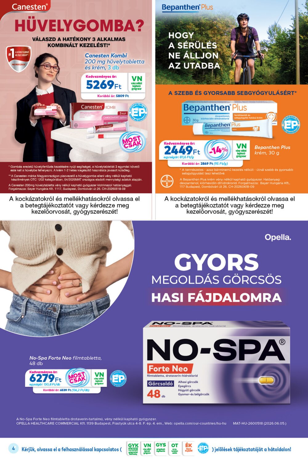 Gyöngy Patikák akciós újság 2026.08.01-től - 4. oldal.