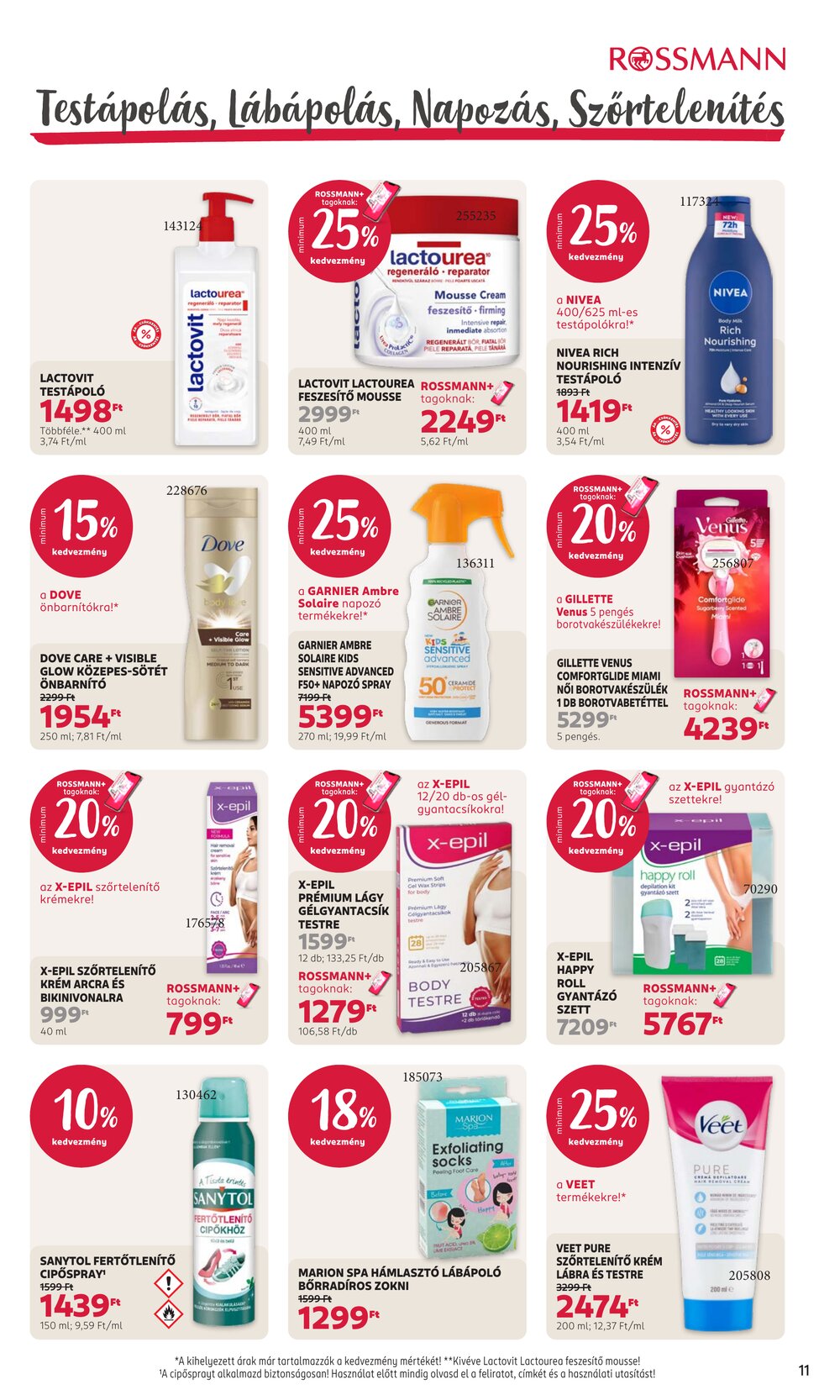 Rossmann akciós újság 2026.08.03-tól - 13. oldal.