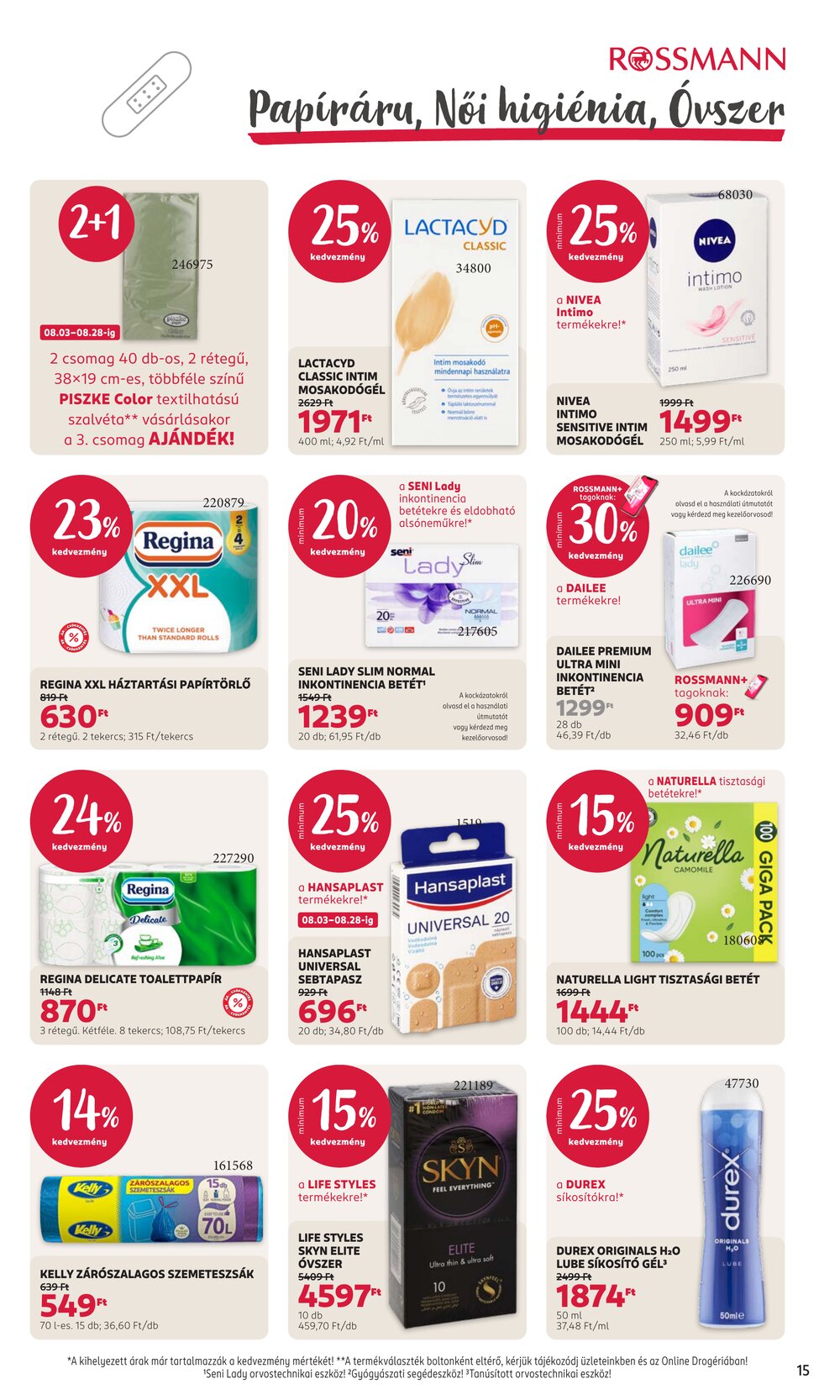 Rossmann akciós újság 2026.08.03-tól - 17. oldal.