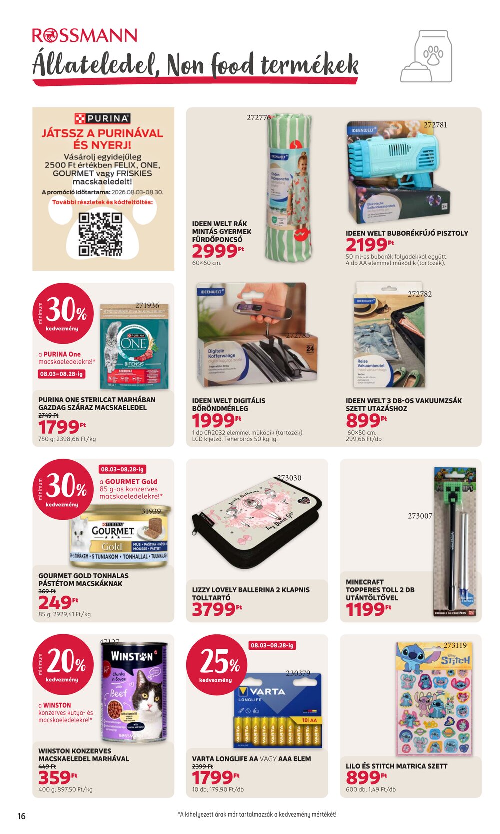 Rossmann akciós újság 2026.08.03-tól - 18. oldal.