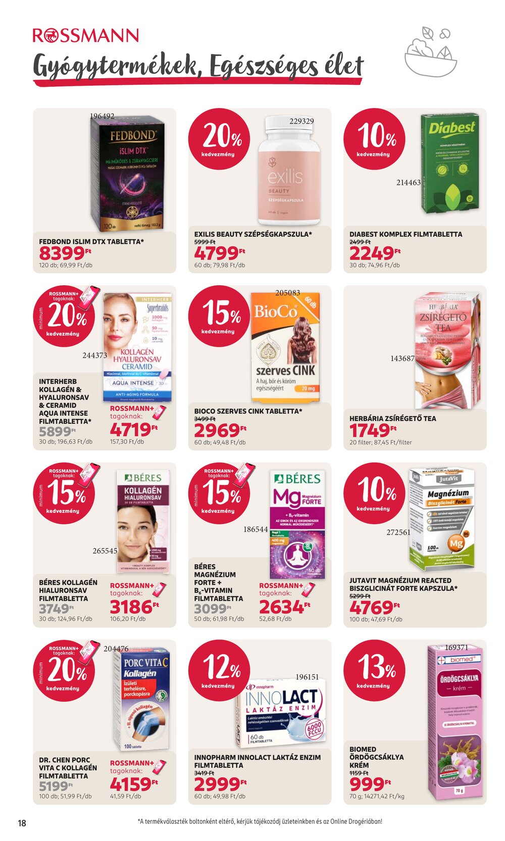 Rossmann akciós újság 2026.08.03-tól - 20. oldal.