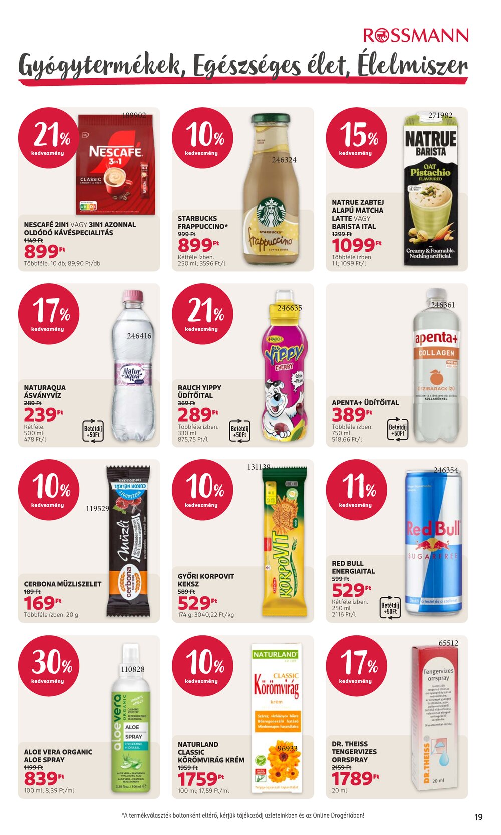 Rossmann akciós újság 2026.08.03-tól - 21. oldal.
