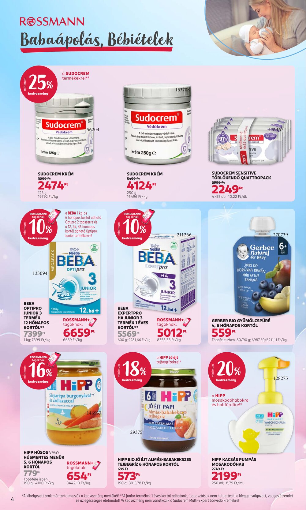 Rossmann akciós újság 2026.08.03-tól - 4. oldal.