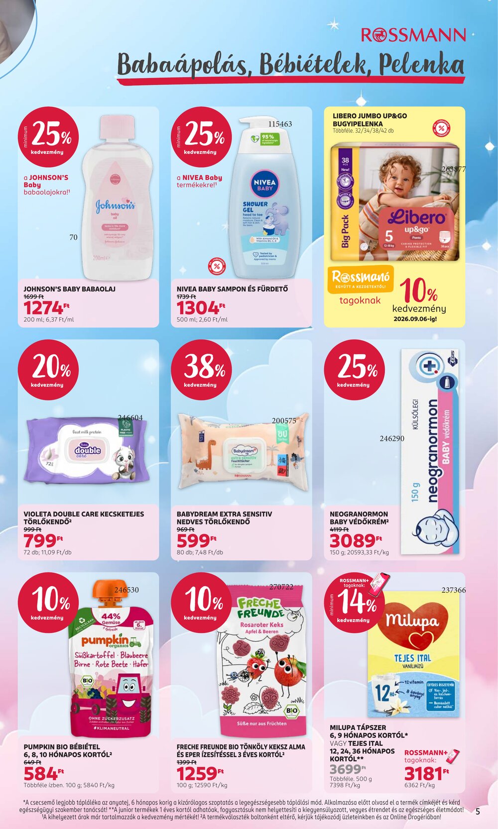 Rossmann akciós újság 2026.08.03-tól - 5. oldal.