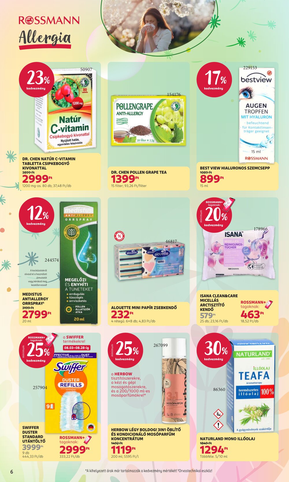 Rossmann akciós újság 2026.08.03-tól - 6. oldal.