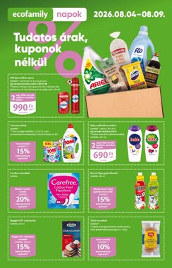 EcoFamily akciós újság 2026.08.04-től