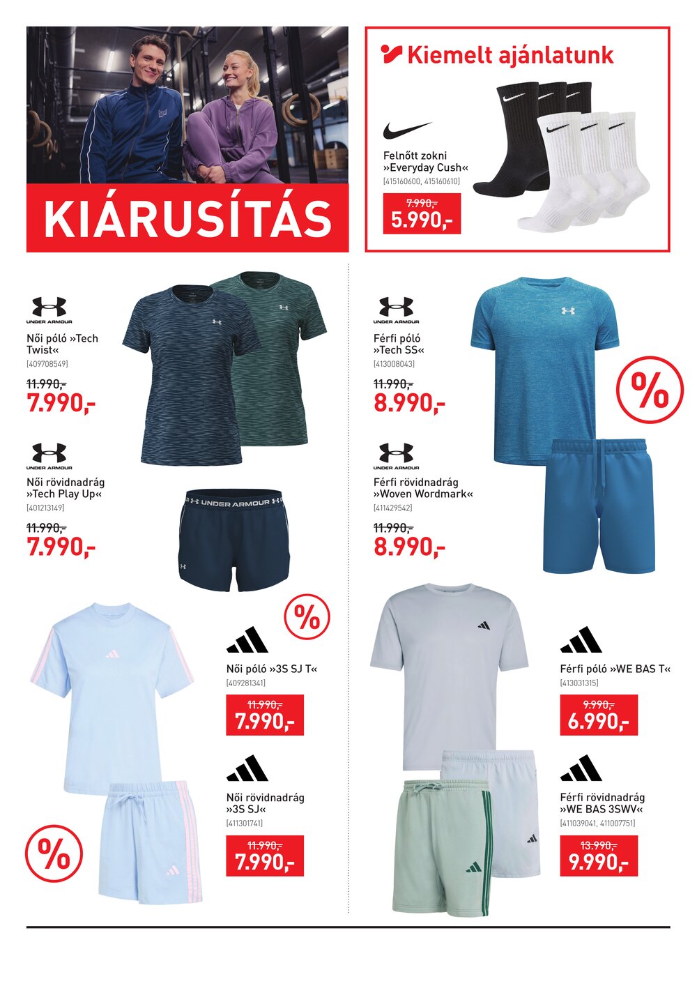 Intersport akciós újság 2026.08.04-től - 2. oldal.