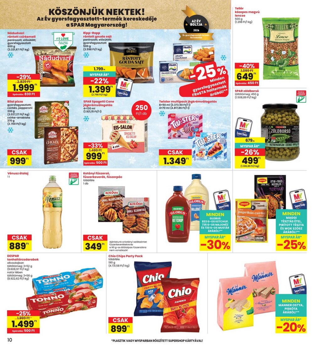 Interspar akciós újság 2026.08.06-tól - 10. oldal.