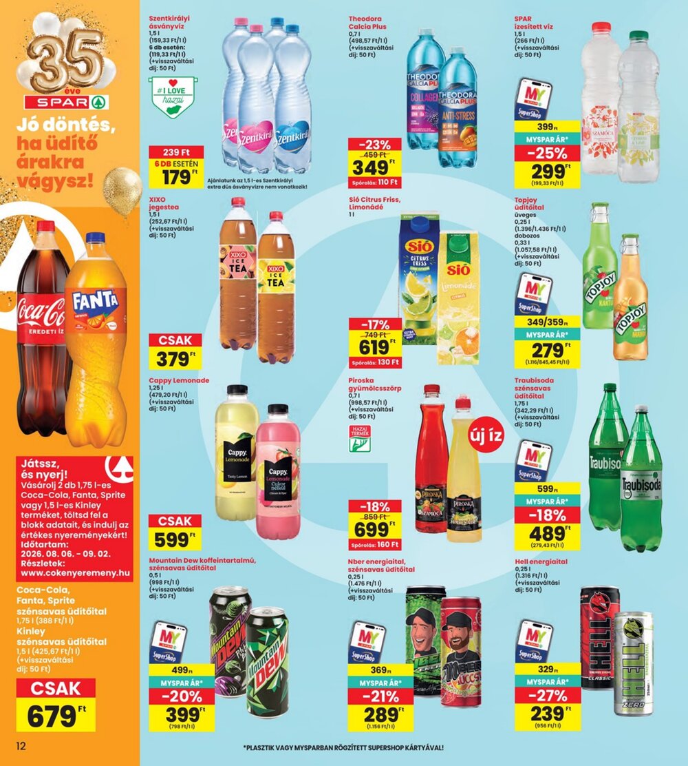Interspar akciós újság 2026.08.06-tól - 12. oldal.