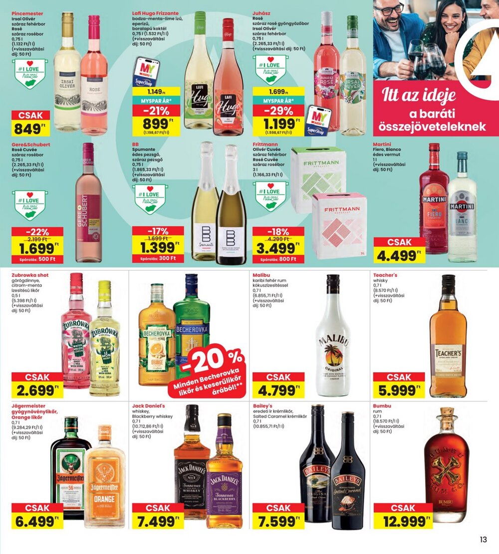 Interspar akciós újság 2026.08.06-tól - 13. oldal.