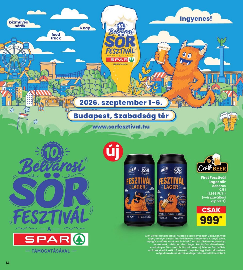 Interspar akciós újság 2026.08.06-tól - 14. oldal.
