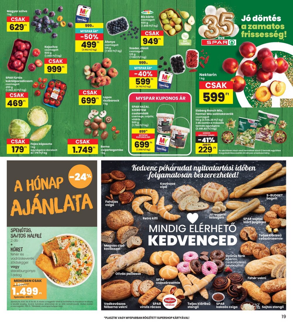 Interspar akciós újság 2026.08.06-tól - 19. oldal.