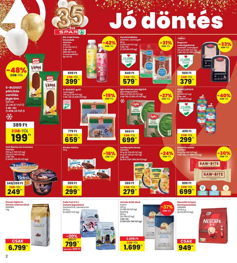 Interspar akciós újság 2026.08.06-tól - 2. oldal.