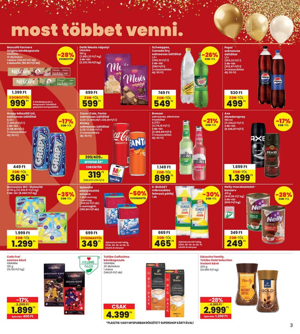 Interspar akciós újság 2026.08.06-tól - 3. oldal.