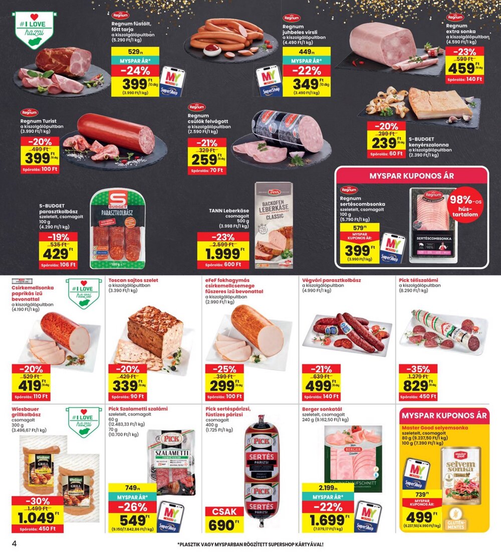 Interspar akciós újság 2026.08.06-tól - 4. oldal.