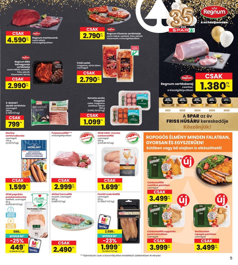 Interspar akciós újság 2026.08.06-tól - 5. oldal.