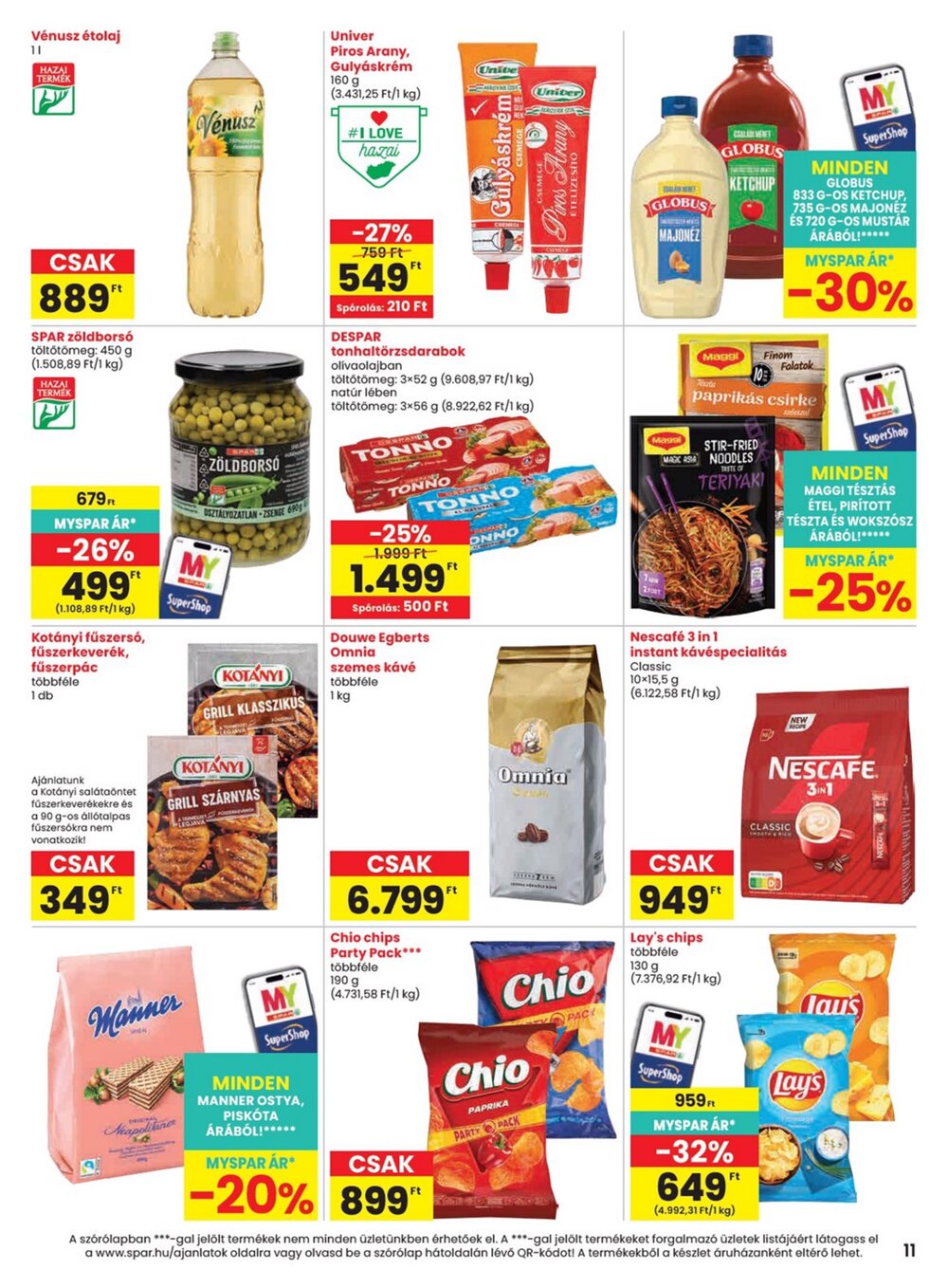 Spar akciós újság 2026.08.06-tól - 11. oldal.