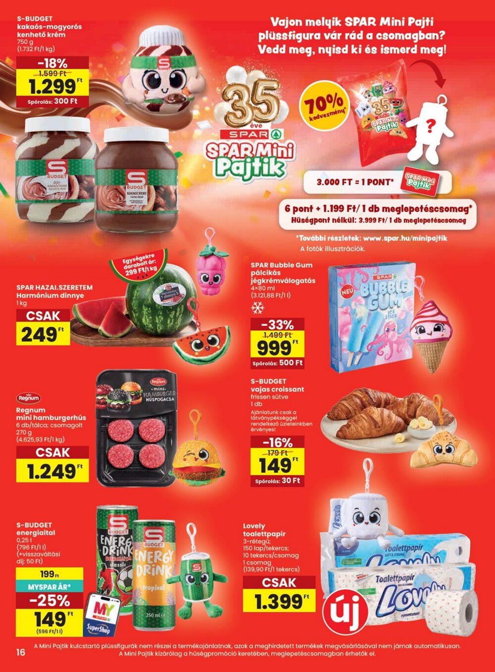 Spar akciós újság 2026.08.06-tól - 16. oldal.