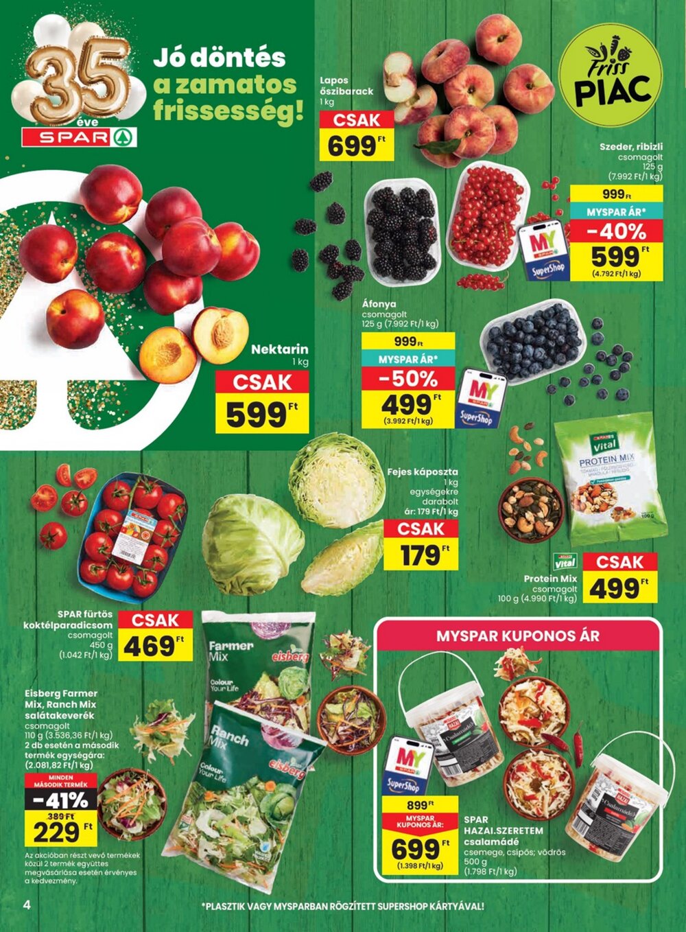 Spar akciós újság 2026.08.06-tól - 4. oldal.