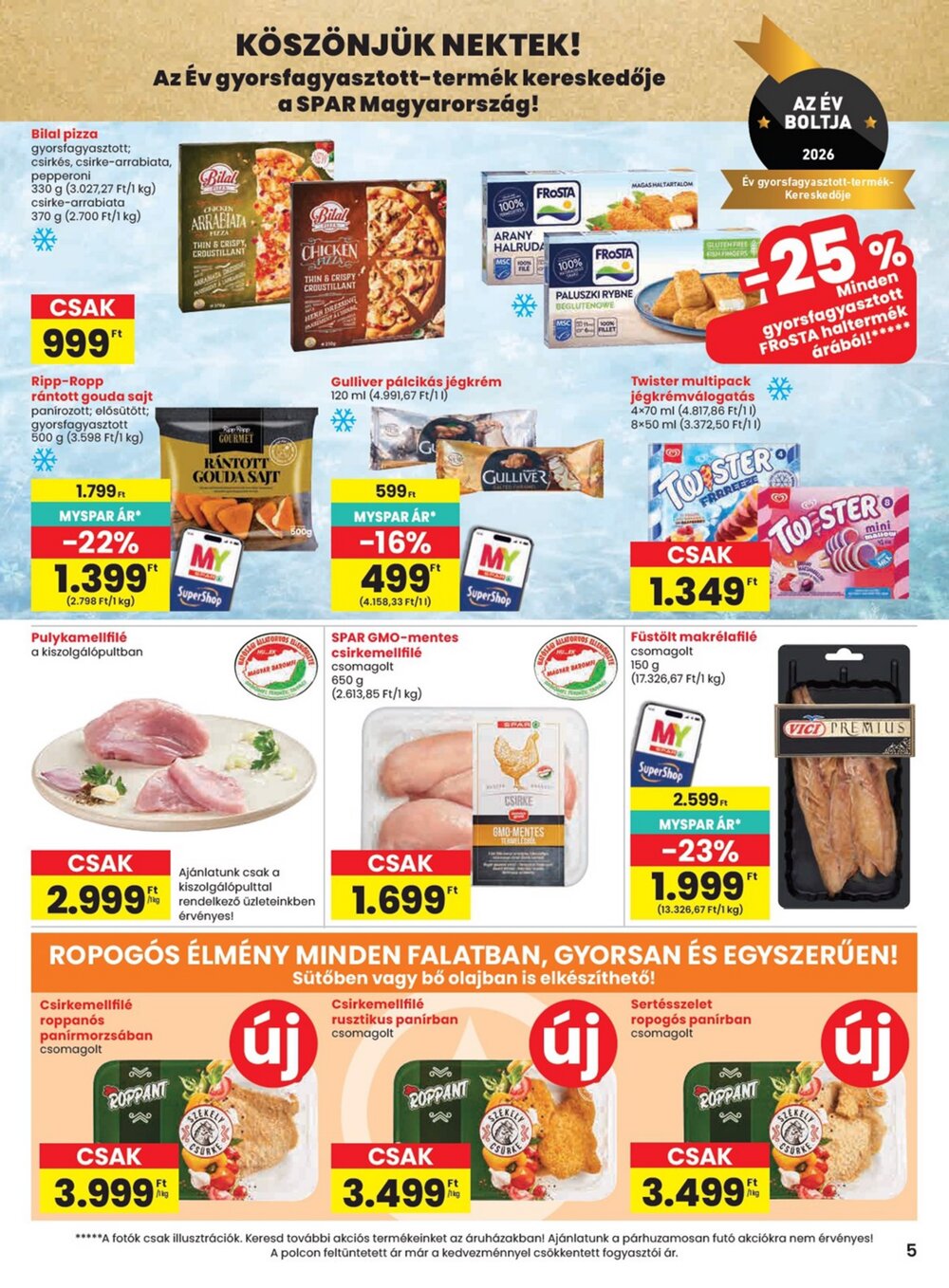 Spar akciós újság 2026.08.06-tól - 5. oldal.