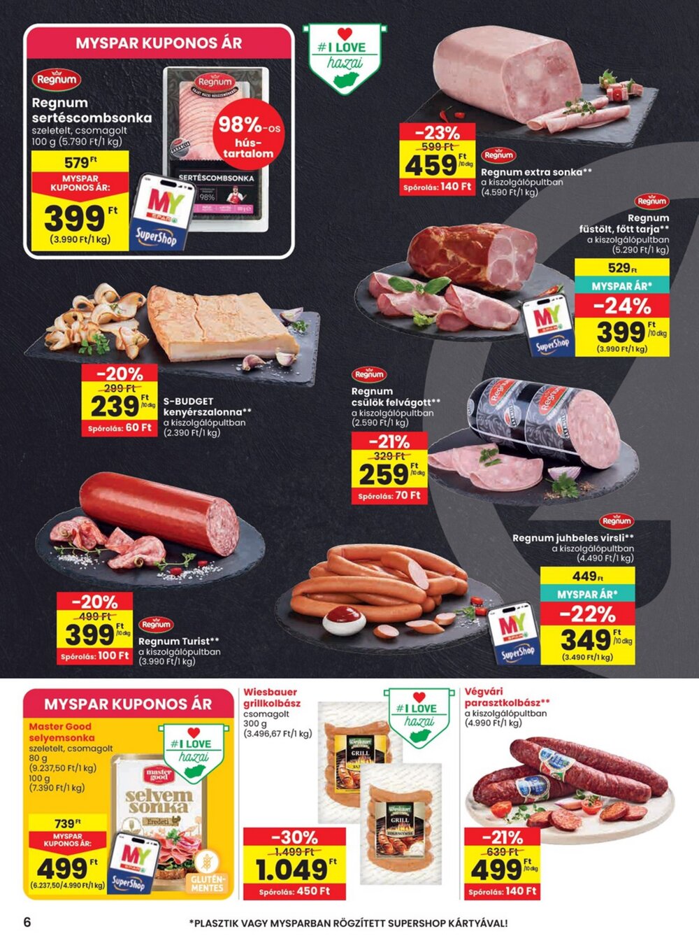 Spar akciós újság 2026.08.06-tól - 6. oldal.