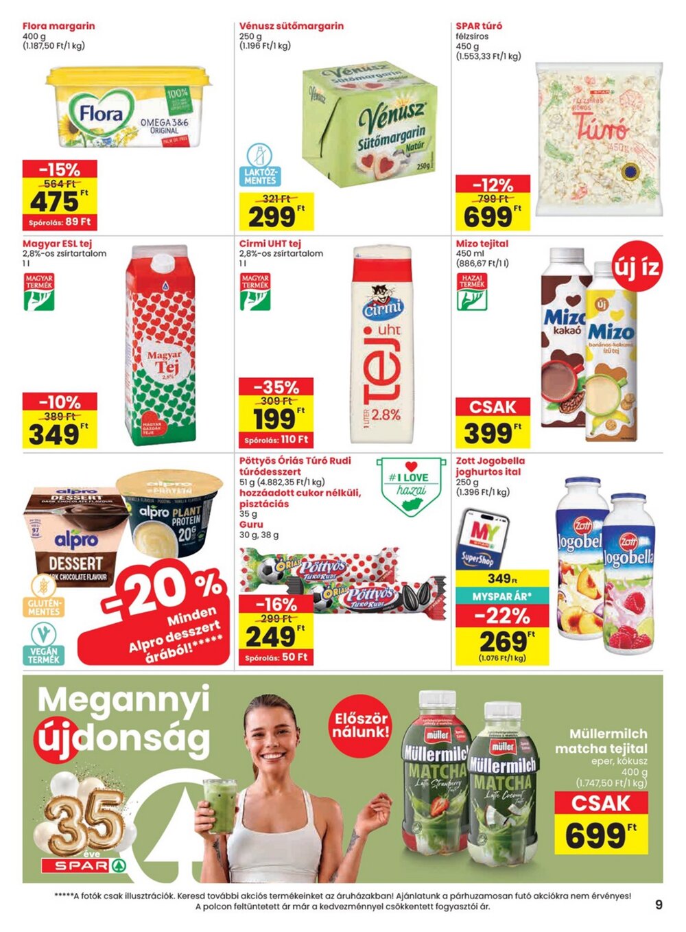 Spar akciós újság 2026.08.06-tól - 9. oldal.