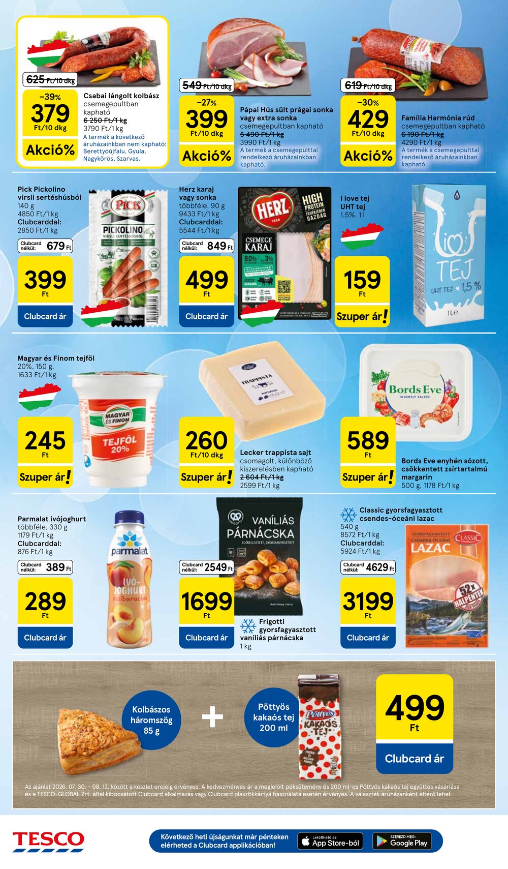 Tesco akciós újság 2026.08.06-tól - 4. oldal.