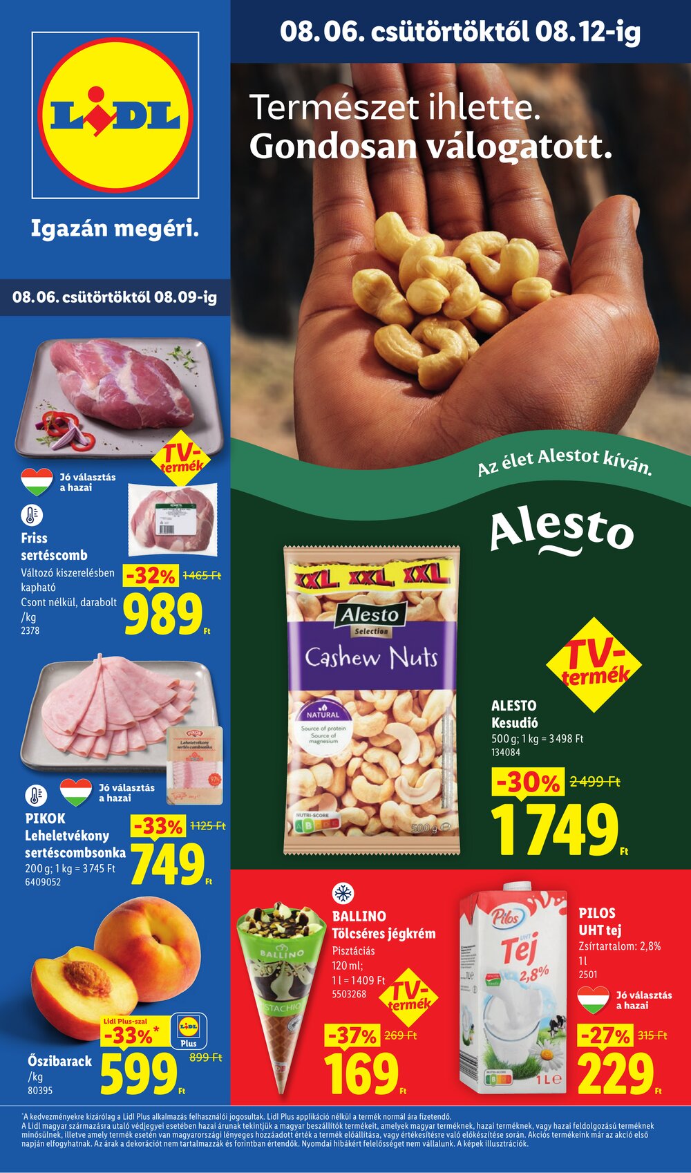 Lidl akciós újság 2026.08.06-tól - 1. oldal.