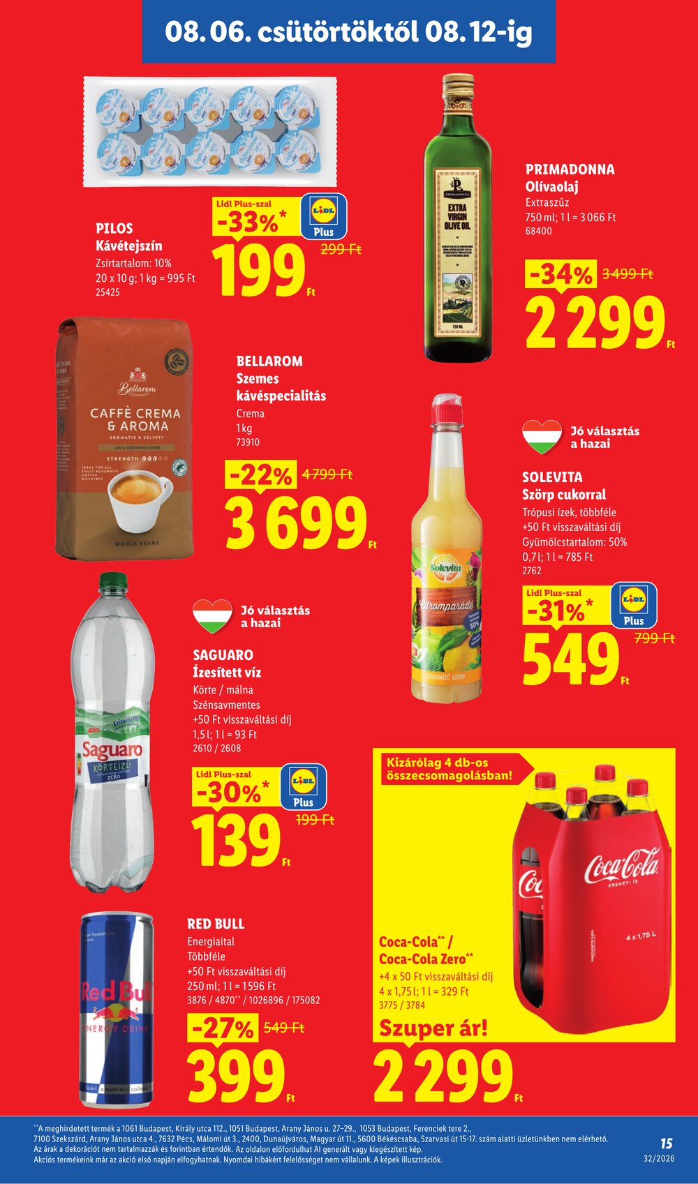 Lidl akciós újság 2026.08.06-tól - 15. oldal.
