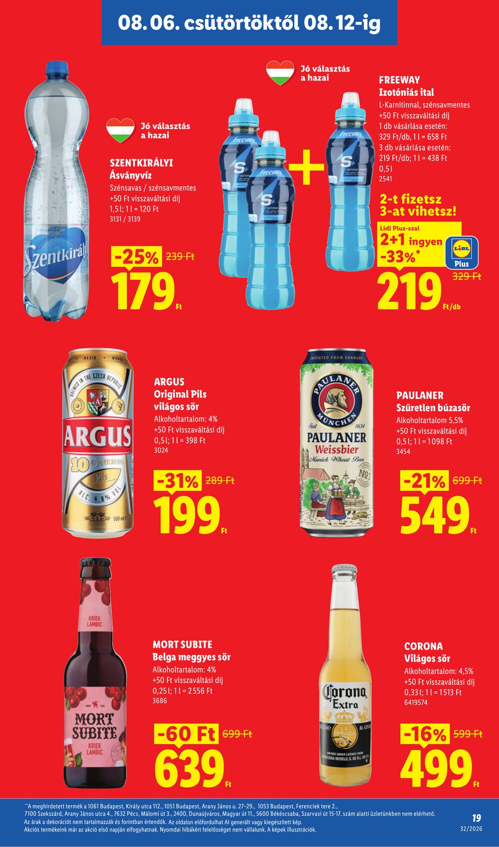 Lidl akciós újság 2026.08.06-tól - 19. oldal.
